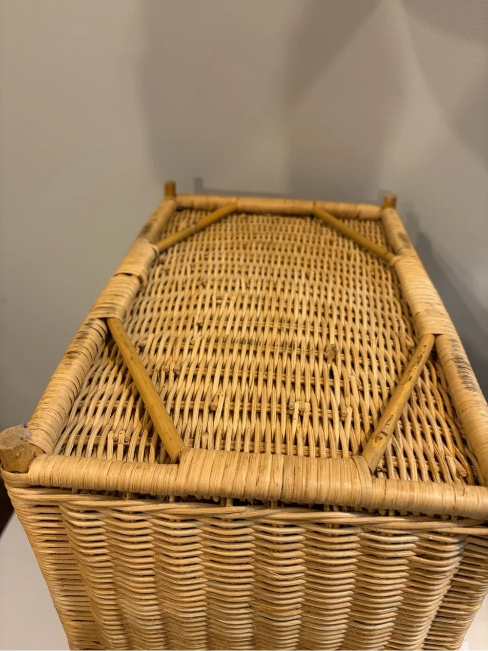 Vintage picnic basket